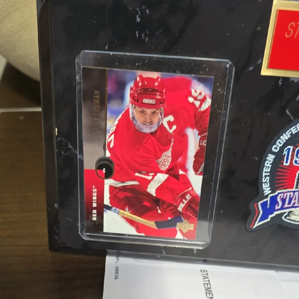 Black Framed Hockey Team Photo Collage